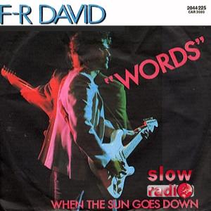 F.R. David - Words